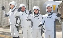 SpaceX launches international crew to space station on 6-month NASA mission
